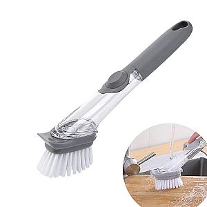 Багатофункціональна щітка Decontamination Wok Brush для миття та чищення з дозатором