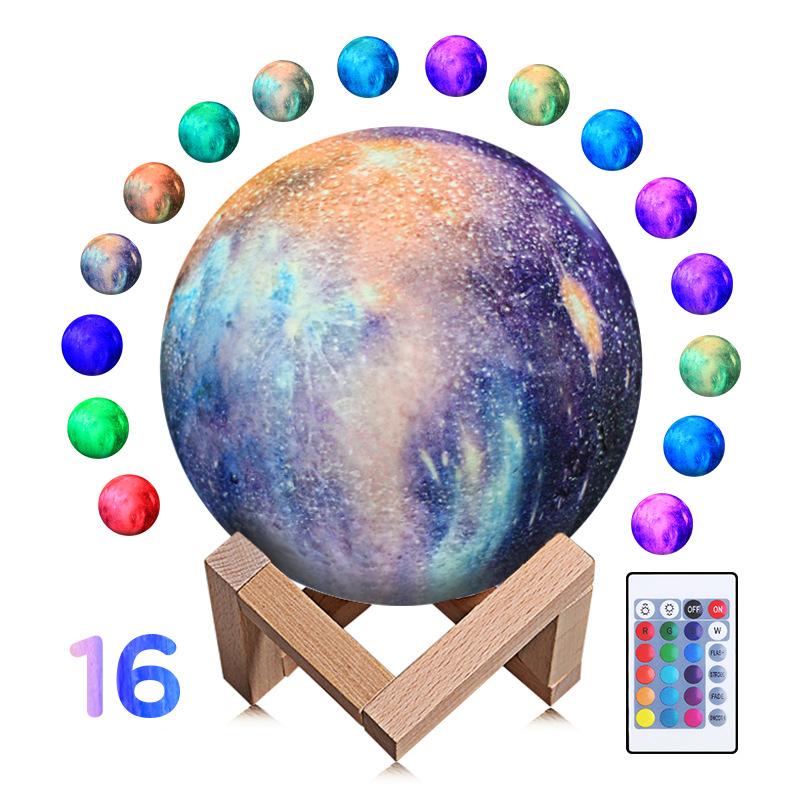 Нічник/світильник у вигляді місяця "3D MOON LAMP" з пультом ДУ
