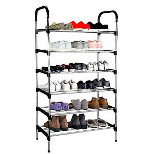 Полиця для взуття New shoe rack на 6 секцій стійка для взуття універсальна