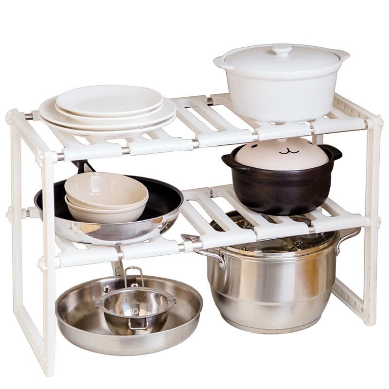 Регульована кухонна полиця під раковину 38-70 см KITCHEN RACK