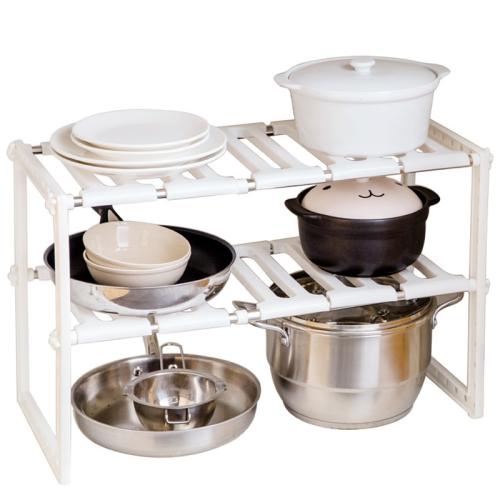 Регульована кухонна полиця під раковину 38-70 см KITCHEN RACK