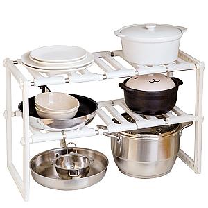 Регульована кухонна полиця під раковину 38-70 см KITCHEN RACK