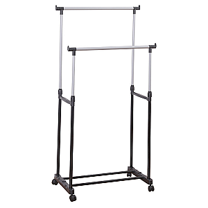 Подвійна вішалка для підлоги телескопічна Double Pole small 130x65x32 см