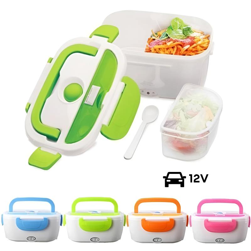 Ланч-бокс із підігрівом для автомобіля на два відділення Lunch Heater LHB-12V