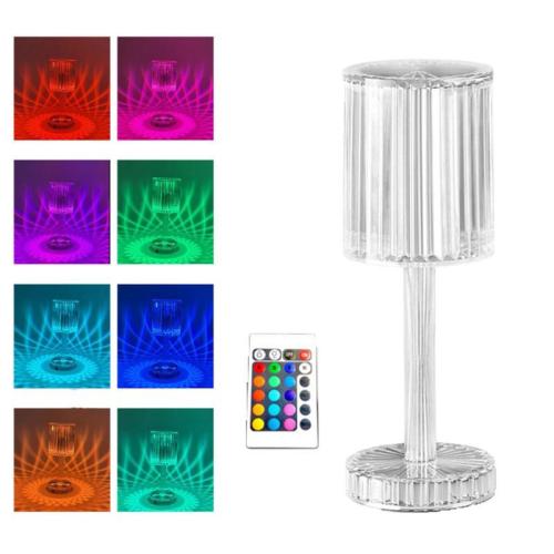 Настільний хрусталь лампа RGB Crystal Table Lamp