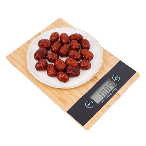 Ваги кухонні MATARIX MX-406 5кг WOOD сенсорне керування, дерево + пластик