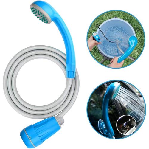 Кемпінговий душ з помпою від прикурювача на 12V PORTABLE SHOWER+ 12V DK-02