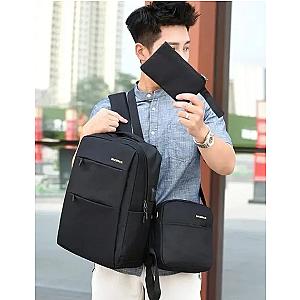 Універсальний набір рюкзак + сумка + гаманець BACK-PACK 3в1 Чорний