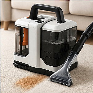 Універсальний портативний мийний пилосос-плямовивідник для килимів, меблів, текстилю та салону автомобіля з розпиленням і всмоктуванням