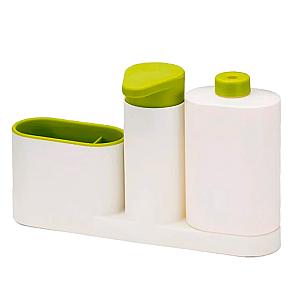 Органайзер з дозатором для раковини 3в1 SINKBASE PLUS